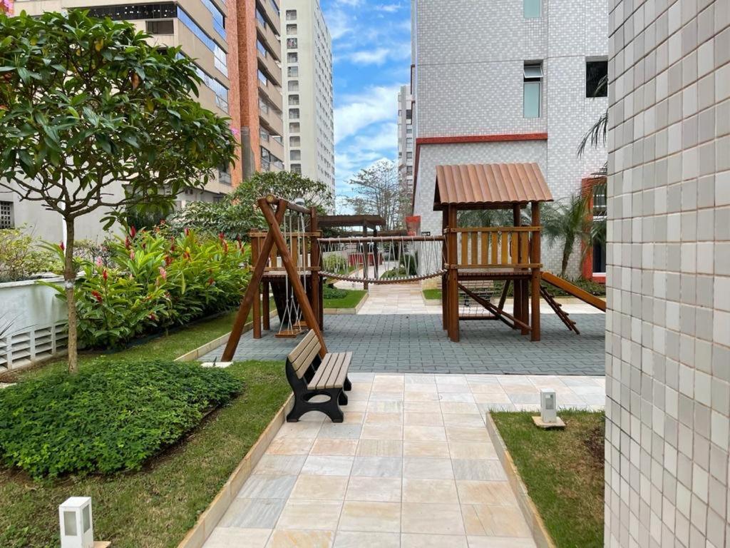 Lindo Apartamento A 50 Metros Da Praia 瓜鲁雅 外观 照片
