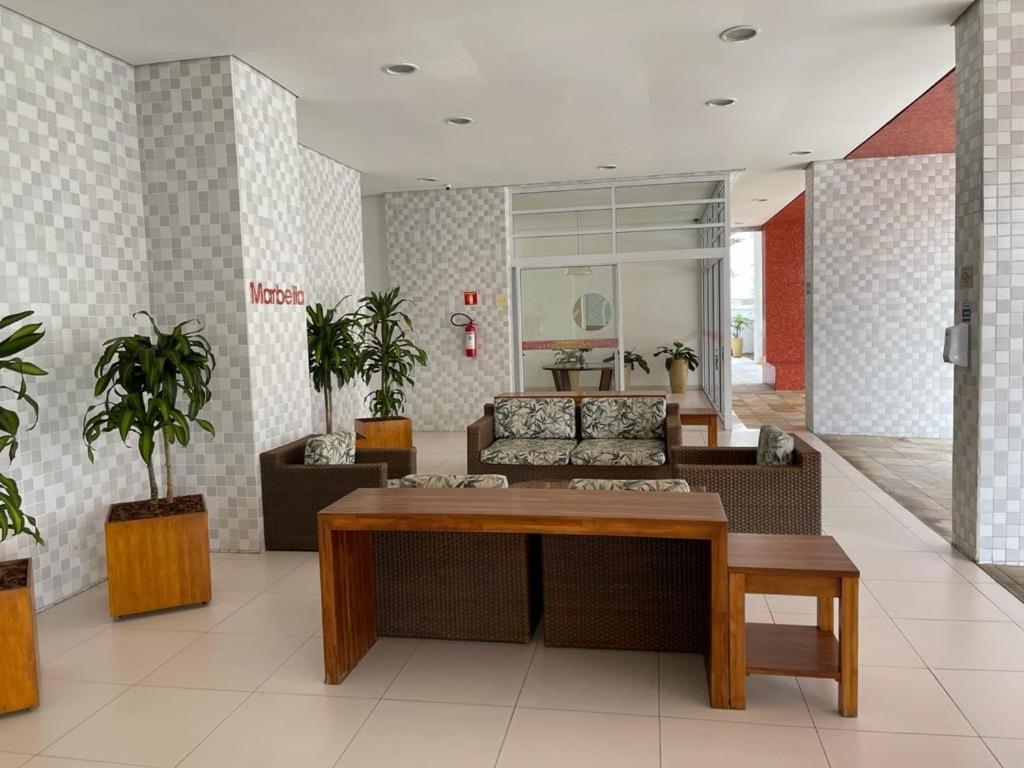Lindo Apartamento A 50 Metros Da Praia 瓜鲁雅 外观 照片